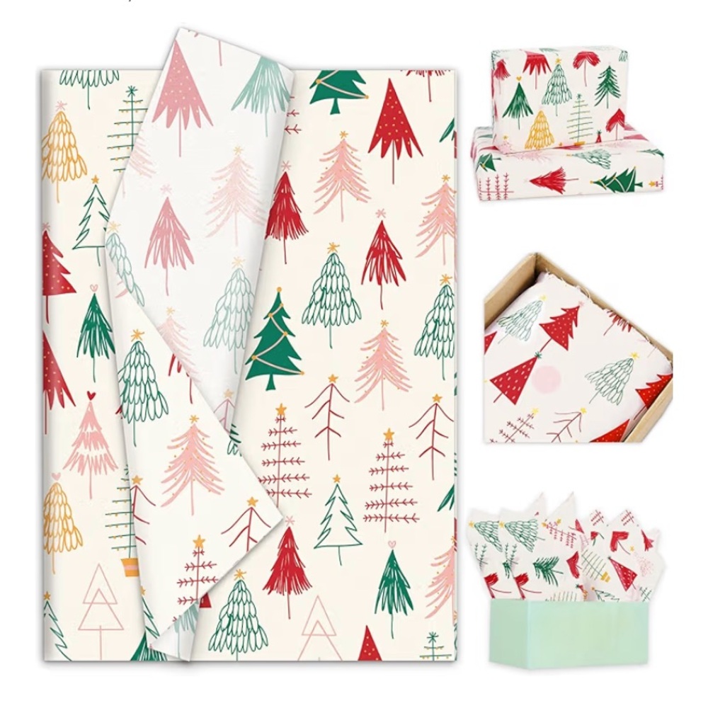 10Pk 14x20” Tissue Paper Christmas Tree